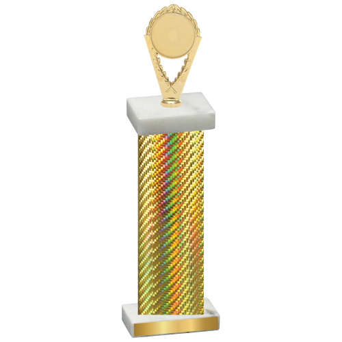 Single Gold Carbon Fiber Insert Trophy