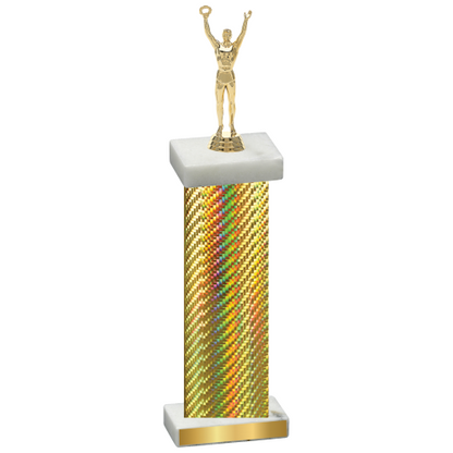 Single Gold Carbon Fiber Victory Trophy