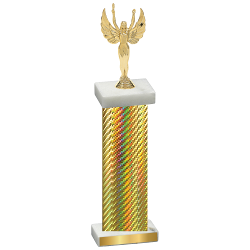 Single Gold Carbon Fiber Victory Trophy