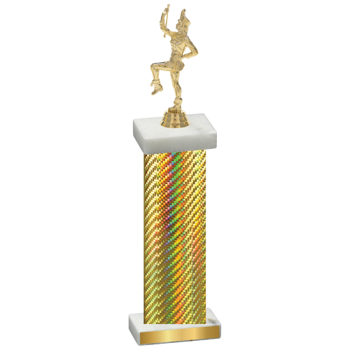 Single Gold Carbon Fiber Majorette Trophy