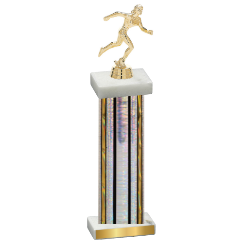 Single Silver Glacier Running Trophy