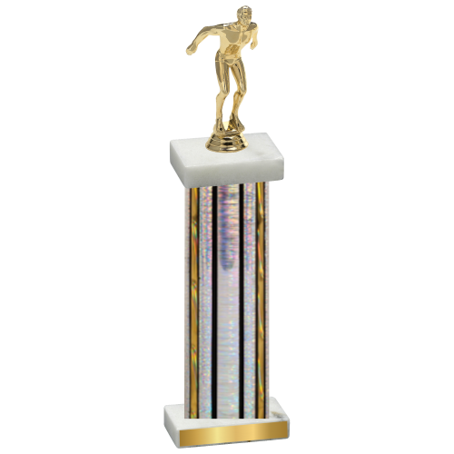 Single Silver Glacier Swimming Trophy