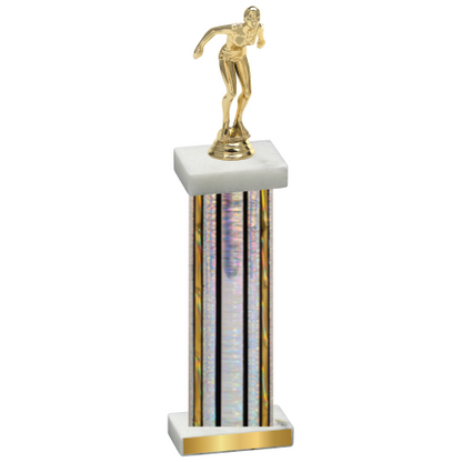 Single Silver Glacier Tennis Trophy