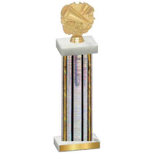 Single Silver Glacier Cheerleading Trophy