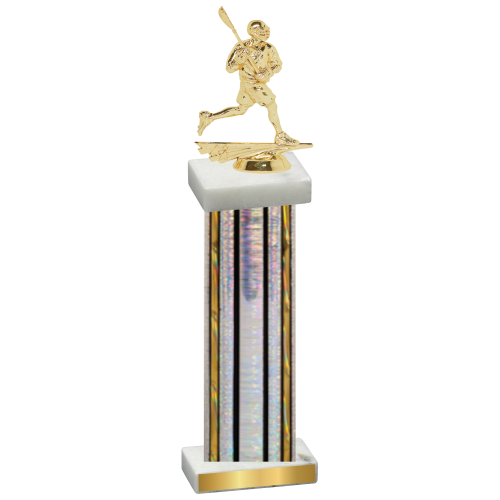 Single Silver Glacier Lacrosse Trophy