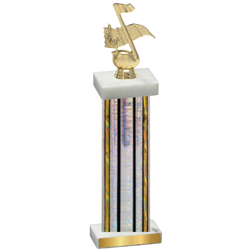 Single Silver Glacier Music Trophy