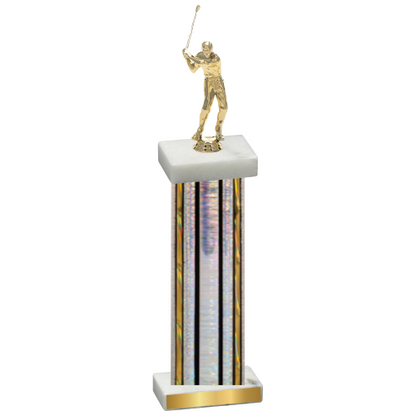 Single Silver Glacier Golf Trophy