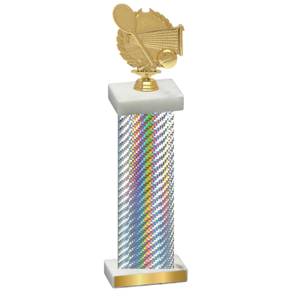 Single Silver Carbon Fiber Tennis Trophy