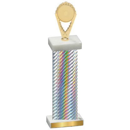 Single Silver Carbon Fiber Insert Trophy