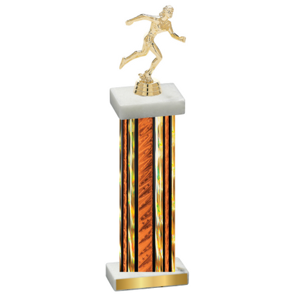 Single Orange Glacier Running Trophy