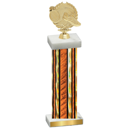 Single Orange Glacier Running Trophy