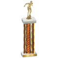 Single Orange Glacier Swimming Trophy