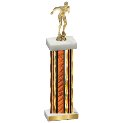 Single Orange Glacier Swimming Trophy