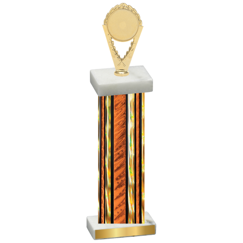 Single Orange Glacier Insert Trophy