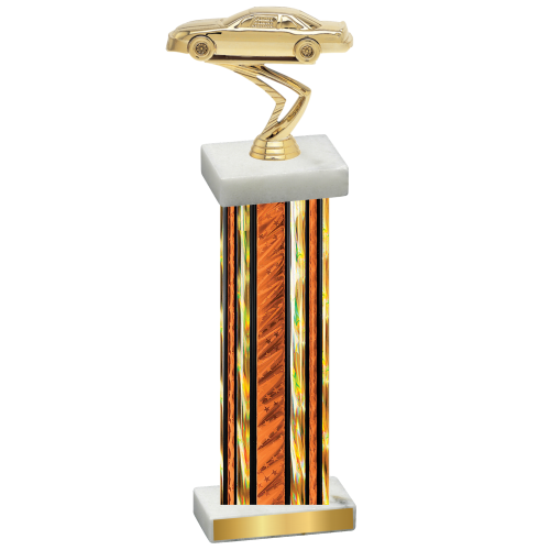 Single Orange Glacier Cars Trophy