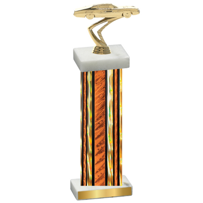 Single Orange Glacier Cars Trophy