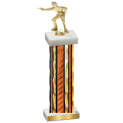 Single Orange Glacier Shooter Trophy