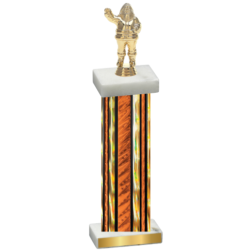 Single Orange Glacier Holiday Trophy