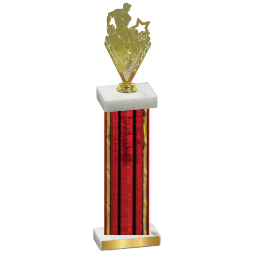 Single Red Glacier Rugby Trophy