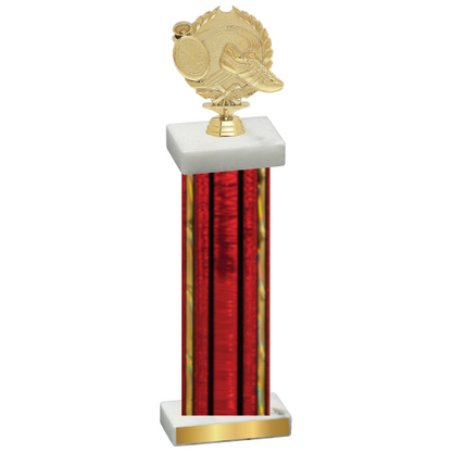 Single Red Glacier Running Trophy