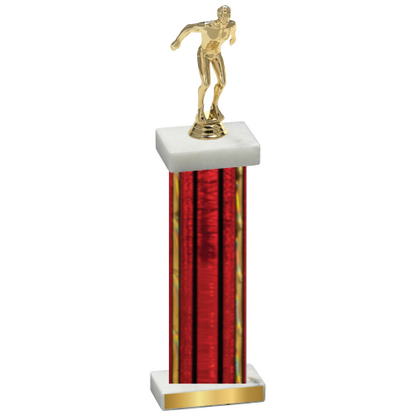 Single Red Glacier Swimming Trophy