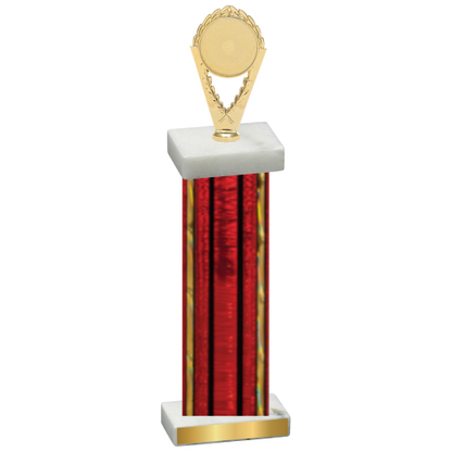 Single Red Glacier Insert Trophy