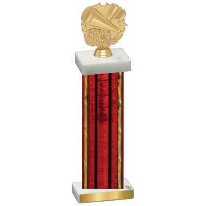 Single Red Glacier Cheerleading Trophy