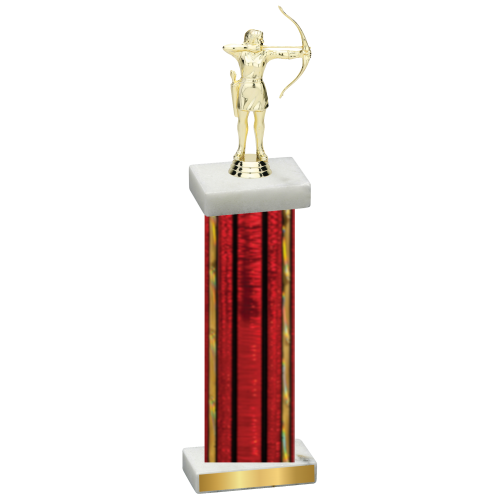 Single Red Glacier Archery Trophy