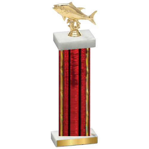 Single Red Glacier Fishing Trophy