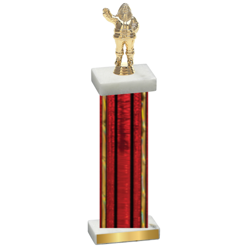 Single Red Glacier Holiday Trophy