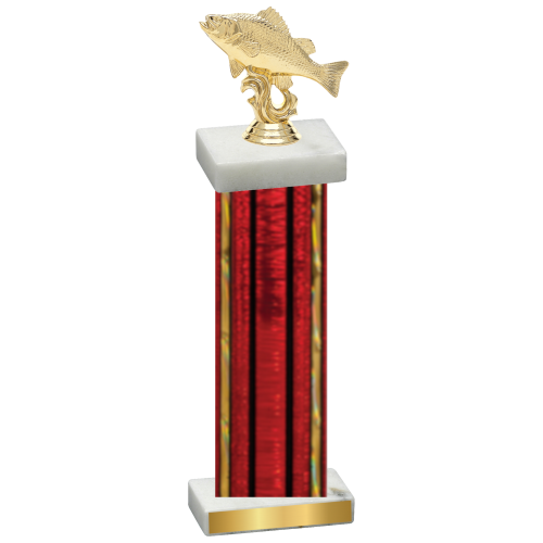 Single Red Glacier Fishing Trophy