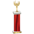 Single Red Carbon Fiber Victory Trophy
