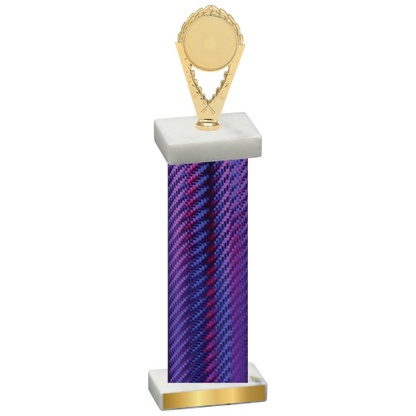 Single Purple Carbon Fiber Insert Trophy