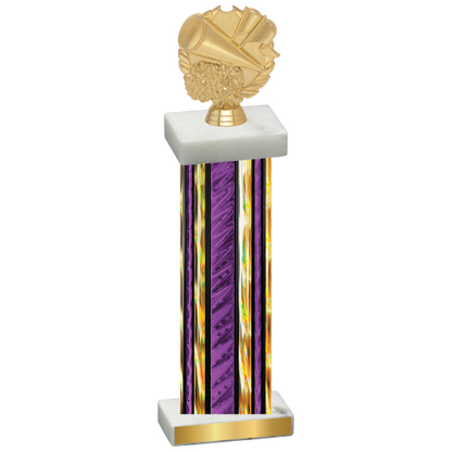Single Purple Glacier Cheerleading Trophy