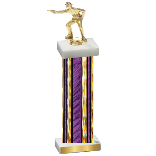 Single Purple Glacier Shooter Trophy