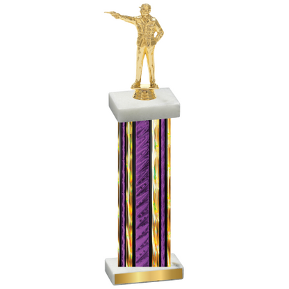 Single Purple Glacier Shooter Trophy