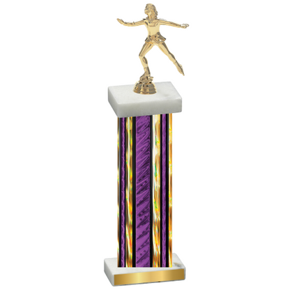 Single Purple Glacier Skater Trophy