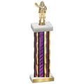 Single Purple Glacier Holiday Trophy