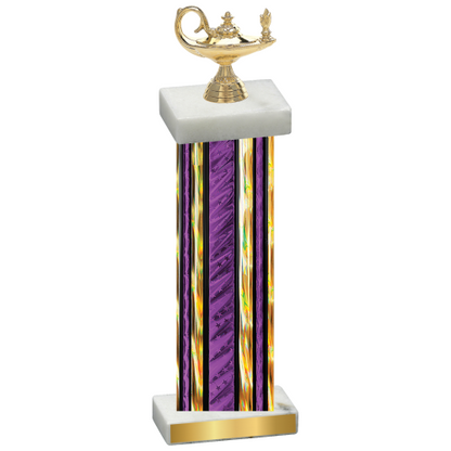 Single Purple Glacier Academics Trophy