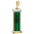 Single Green Glacier Rugby Trophy