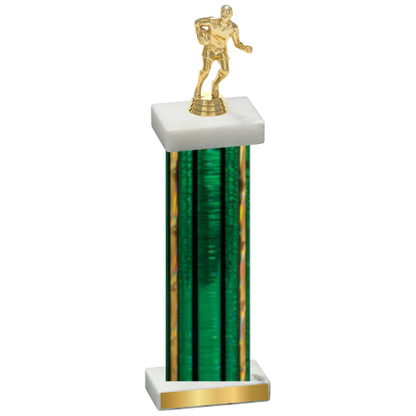 Single Green Glacier Rugby Trophy