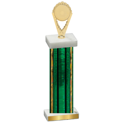 Single Green Glacier Insert Trophy