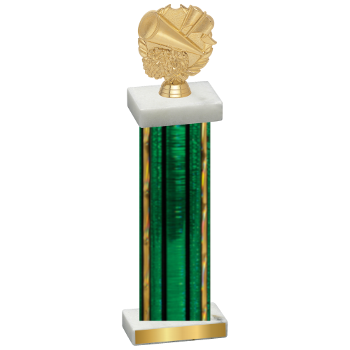 Single Green Glacier Cheerleading Trophy