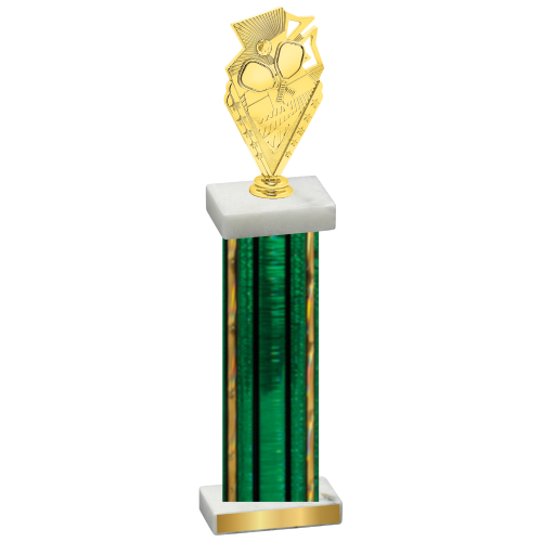 Single Green Glacier Pickleball Trophy