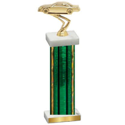 Single Green Glacier Cars Trophy