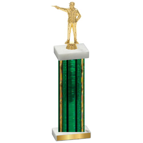 Single Green Glacier Shooter Trophy