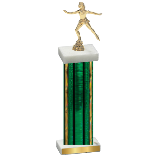 Single Green Glacier Skater Trophy