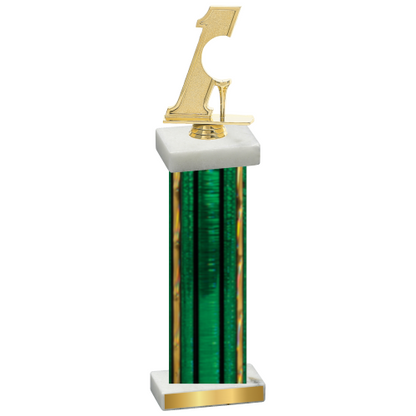 Single Green Glacier Golf Trophy