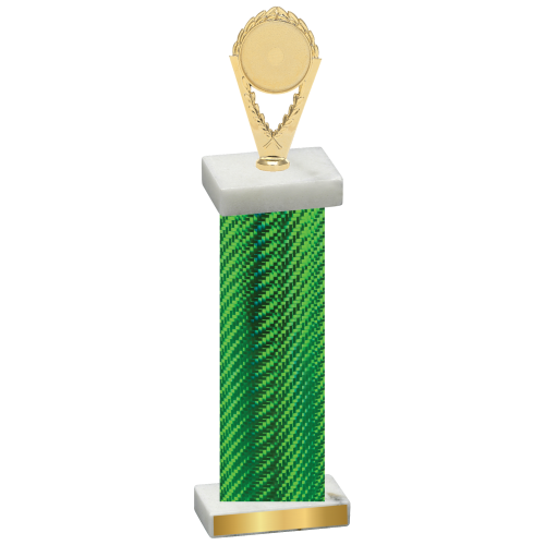 Single Green Carbon Fiber Insert Trophy