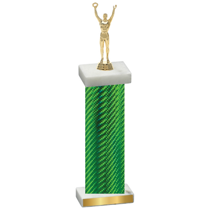 Single Green Carbon Fiber Victory Trophy